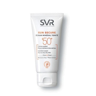 СЪН СЕКЮР ТОНИРАЩ СЛЪНЦЕЗАЩИТЕН КРЕМ ЗА СУХА И МНОГО СУХА КОЖА SPF 50 + 50 мл. / SVR SUN SECURE SPF 50 + TEINTE DRY TOUCH CREAM FOR DRY AND VERY DRY SKIN