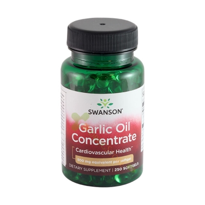 СУОНСЪН МАСЛО ОТ ЧЕСЪН капсули 500 мг 250 броя / SWANSON PREMIUM GARLIC OIL