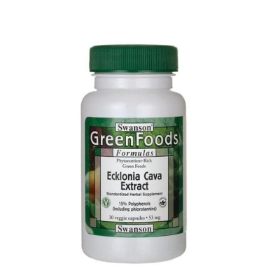 СУОНСЪН ЕКЛОНИЯ КАВА EКСТРАКТ капсули 53 мг. 30 броя / SWANSON ECKLONIA CAVA EXTRACT