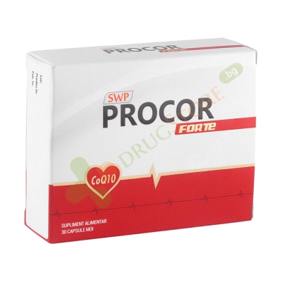 ПРОКОР ФОРТЕ капсули 30 броя / SUN WAVE PHARMA PROCOR FORTE