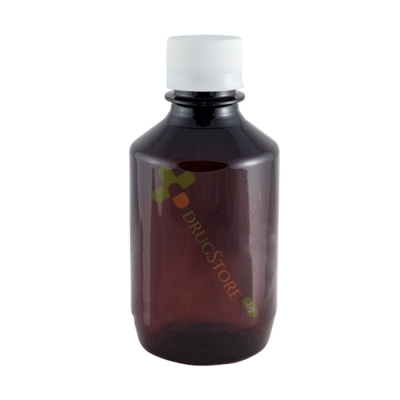 ТЪМНО ПЛАСТМАСОВО ШИШЕ 250 мл / CHINESE GOODS DARK GLASS BOTTLE