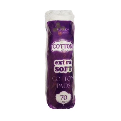 ТАМПОНИ ЗА ГРИМ COTTON LINE EXTRA SOFT 70 броя / COTTON LINE EXTRA SOFT COTTON PADS