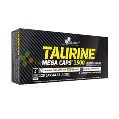 ТАУРИН МЕГА капсули 1500 мг 120 броя / OLIMP SPORT NUTRITION TAURIN MEGA 