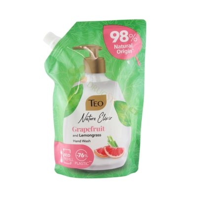 ТЕЧЕН САПУН ТЕО ГРЕЙПФРУТ /ПЪЛНИТЕЛ/ 500 мл / FICOSOTA SYNTEZ LIQUID SOAP TEO GRAPEFRUIT AND LEMONGRASS REFILL