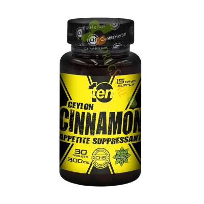 ТЕН ЦЕЙЛОНСКА КАНЕЛА таблетки 300 мг 30 броя / CVETITA HERBAL TEN CYLON CINNAMON