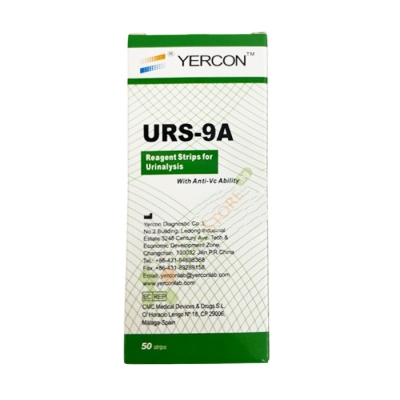 ТЕСТ ЛЕНТИ ЗА УРИНА YERCON URS-9А 50 броя / URINE TEST STRIPS YERCON URS-9А 