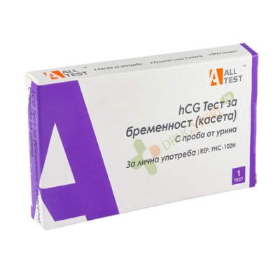 ТЕСТ ЗА БРЕМЕННОСТ КАСЕТА 1 брой / HANGZHOU ALLTEST BIOTECH CO. PREGNANCY TEST CASETTE