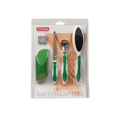 ТИТАНИЯ КОМПЛЕКТ ЗА ПЕДИКЮР модел 3025 / TITANIA SOFT TOUCH PEDICURE SET model 3025