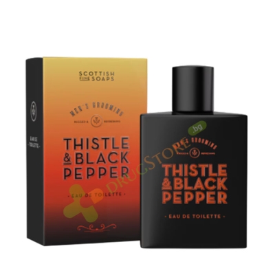 ТОАЛЕТНА ВОДА ТРЪН И ПИПЕР ЗА МЪЖЕ 50 мл / SCOTTISH FINE SOAPS EAU DE TOILETTE THISTLE & PEPPER FOR MEN 