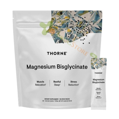 ТОРН МАГНЕЗИЙ саше 30 броя / THORNE MAGNESIUM BISGLYCINATE sachet 