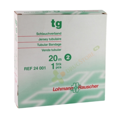 ТРЪБООБРАЗЕН БИНТ Tg2 2,3 см х 20 м / LOHMANN & RAUSCHER TG2 TUBULAR BANDAGE 2.3 sm х 20 m