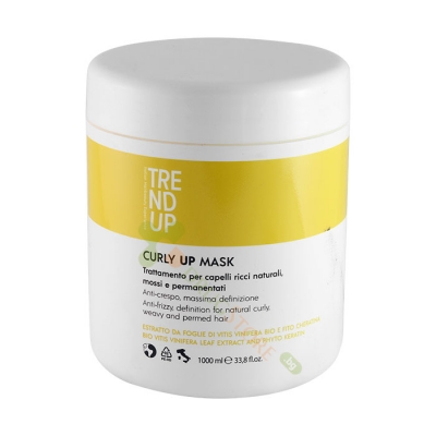 МАСКА ЗА КЪДРАВА КОСА CURLY UP ТРЕНД ЪП 1 л / TREND UP CURLY UP HAIR MASK