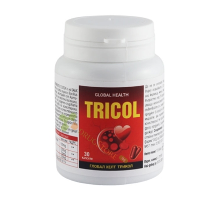 ТРИКОЛ капсули 30 броя / GLOBAL HEALTH LTD. TRICOL