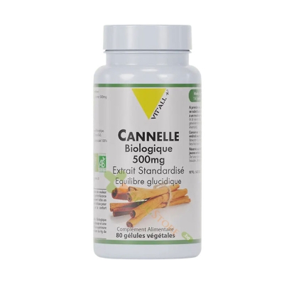 ЦЕЙЛОНСКА КАНЕЛА капсули 80 броя / VIT`ALL+ CEYLON CINNAMON 