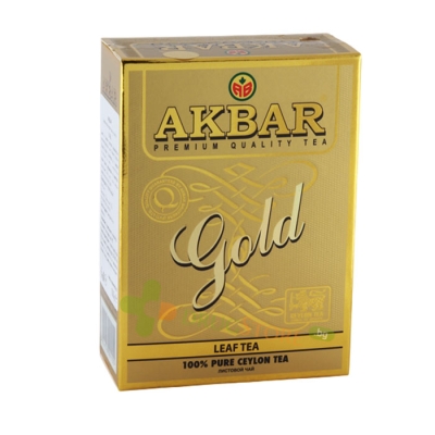 ЦЕЙЛОНСКИ ЧЕРЕН ЗЛАТЕН ЧАЙ ОТ ЛИСТА АКБАР 100 г / AKBAR CEYLON TEA LEAVES BLACK GOLD