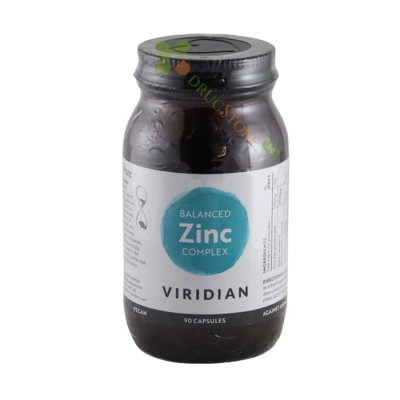 ЦИНК КОМПЛЕКС капсули 90 броя / VIRIDIAN ZINC COMPLEX