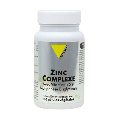 ЦИНК КОМПЛЕКС капсули 100 броя / VIT`ALL+ ZINC COMPLEX 