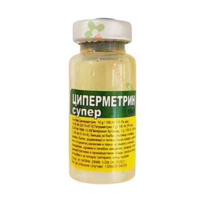 ЦИПЕРМЕТРИН СУПЕР флакон 10 мл / FARMA VET CYPERMETRIN SUPER bottle 