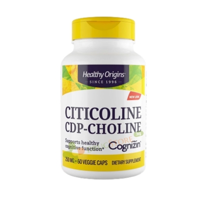 ЦИТИКОЛИН капсули 250 мг 60 броя / HEALTHY ORIGINS CITICOLINE