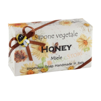 ТВЪРД САПУН МЕД 200 г / ALCHIMIA SOAP VEGETABLE SOAP HONEY 
