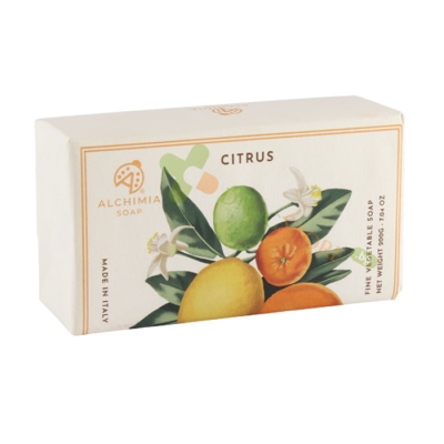 ТВЪРД САПУН ЦИТРУС 200 г / ALCHIMIA SOAP FINE VEGETABLE SOAP CITRUS 