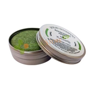 ТВЪРД ШАМПОАН ЗА КОСА - ОСВЕЖАВАЩ 58 г / HRISTINA NATURALLY SOLID SHAMPOO REFRESHING HERBS