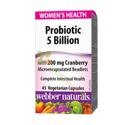 УИМЕНС ХЕЛТ ПРОБИОТИК капсули 45 броя / WEBBER NATURALS WOMEN`S HEALTH PROBIOTIC