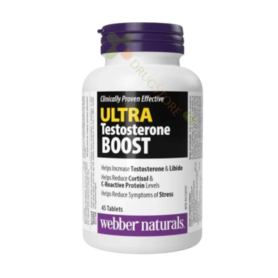 УЛТРА ТЕСТОСТЕРОН БУУСТ таблетки 45 броя / WEBBER NATURALS ULTRA TESTOSTERONE BOOST 