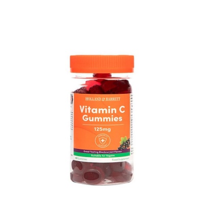 ВИТАМИН С дражета 125 мг. 60 броя / HOLLAND & BARRETT VITAMIN C