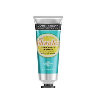 ДЖОН ФРИЕДА ПОДСИЛВАЩА МАСКА ЗА ИЗРУСЕНА КОСА LEMON MIRACLE 100 мл. / JOHN FRIEDA SHEER BLONDE GO BLONDER LEMON MIRACLE MASK