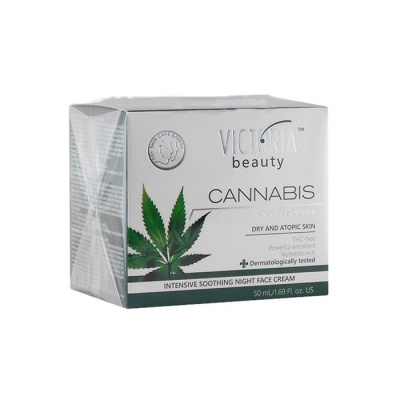 ИНТЕНЗИВЕН, РЕГЕНЕРИРАЩ И ХИДРАТИРАЩ НОЩЕН КРЕМ 50 мл. / VICTORIA BEAUTY CANNABIS INTENSIVE REGENERATING AND MOISTURIZING NIGHT CREAM