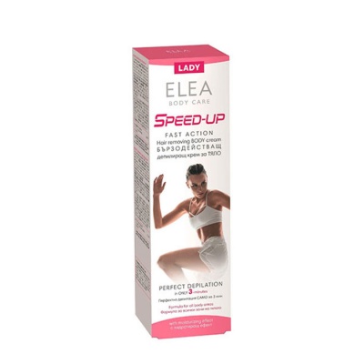 ДЕПИЛИРАЩ КРЕМ ЗА ЖЕНИ 3 минути 120 мл. / ELEA LADY SPEED-UP HAIR REMOVING BODY CREAM FOR WOMEN