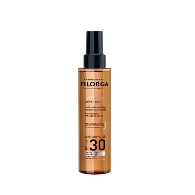 СУХО ОЛИО ЗА ТЯЛО УВ БРОНЗ СЪС SPF30 150 мл. / FILORGA UV-BRONZE BODY OIL SPF30