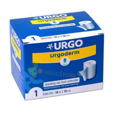 УРГОДЕРМ ЛЕЙКОПЛАСТ РОЛКА 10 м./ 10 см / URGODERM NON-WOVEN STRETCH TAPE 10 m / 10 cm