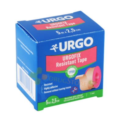УРГОФИКС КОПРИНЕН ЛЕЙКОПЛАСТ 5 м х 2.5 см / URGO URGOFIX 5 m х 2.5 cm