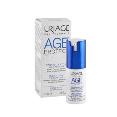 УРИАЖ AGE PROTECT МУЛТИФУНКЦИОНАЛЕН ОКОЛООЧЕН КРЕМ ПРОТИВ СТАРЕЕНЕ 15 мл / URIAGE EAU THERMALE AGE PROTECT MULTI-ACTION EYE CONTOUR CREAM