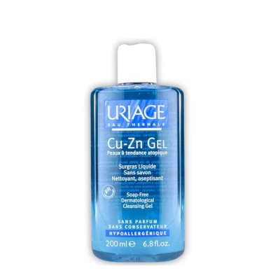 УРИАЖ ПОЧИСТВАЩ ГЕЛ ЗА ЛИЦЕ И ТЯЛО 200 мл. / URIAGE CU - ZN GEL NETTOYANT EXTRA - RICH CLEANSING