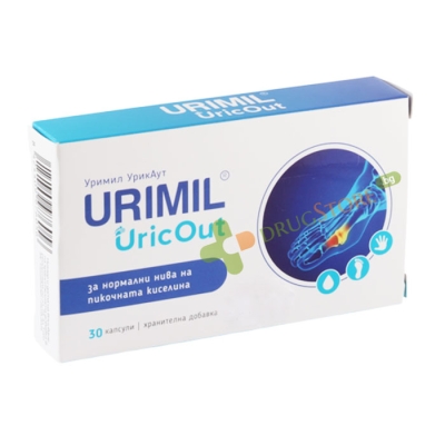 УРИМИЛ УРИКАУТ капсули 30 броя / NATURPHARMA URIMIL URICOUT capsules