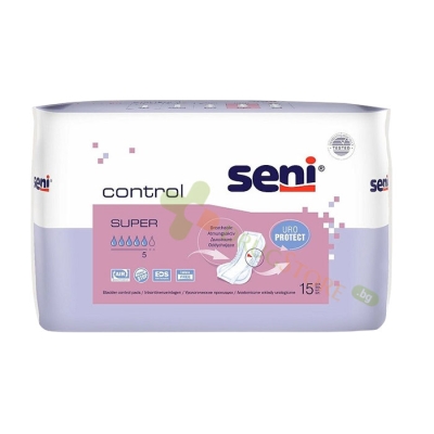 УРОЛОГИЧНИ ПРЕВРЪЗКИ СЕНИ КОНТРОЛ СУПЕР 15 броя / SENI URO PROTECT CONTROL PADS SUPER