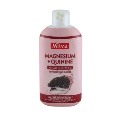 ВЪЗСТАНОВЯВАЩ ШАМПОАН С МАГНЕЗИЙ И ХИНИН 200 мл / MILVA MAGNESIUM + QUININE REPAIR SHAMPOO FOR HAIR AND SCALP