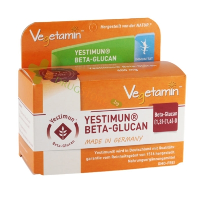 ВЕГЕТАМИН БЕТА - ГЛЮКАН капсули 60 броя / BIONIA VEGETAMIN BETA - GLUCAN 
