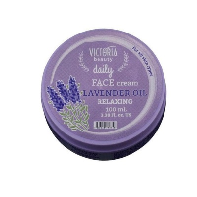 УСПОКОЯВАЩ КРЕМ ЗА ЛИЦЕ С ЛАВАНДУЛОВО МАСЛО 100 мл. / VICTORIA BEAUTY DAILY RELAXING FACE CREAM WITH LAVENDER OIL