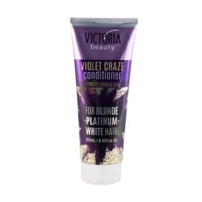 ЛИЛАВ ТОНИРАЩ БАЛСАМ ЗА РУСА КОСА 250 мл / VICTORIA BEAUTY VIOLET CRAZE CONDITIONER FOR BLOND HAIR 