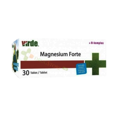 ВИРДЕ МАГНЕЗИЙ ФОРТЕ + ВИТАМИН B-КОМПЛЕКС таблетки 30 броя / VIRDE MAGNESIUM FORTE + VITAMIN B-COMPLEX