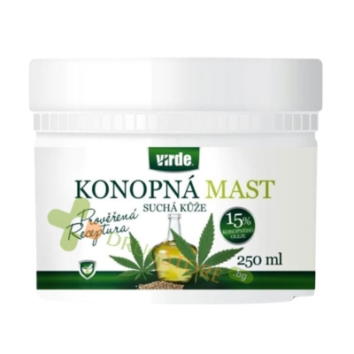 ВИРДЕ МЕХЛЕМ КОНОПЕНО МАСЛО И ВИТАМИН Е 250 мл / VIRDE HEMP OIL AND VITAMIN E OINTMENT 