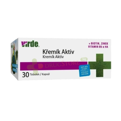 ВИРДЕ СИЛИЦИЙ АКТИВ + БИОТИН + ЦИНК + ХИАЛУРОНОВА КИСЕЛИНА капсули 30 броя / VIRDE SILICON ACTIVE + BIOTIN + ZINC + HYALURONIC ACID 