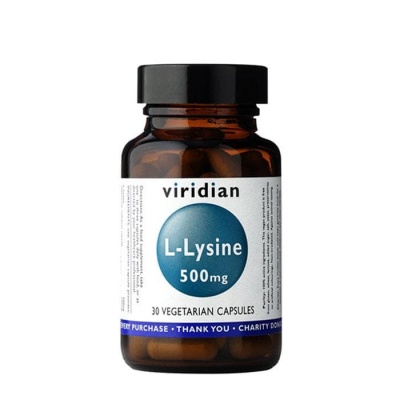 L-ЛИЗИН капсули 500 мг. 30 броя / VIRIDIAN L - LYSINE