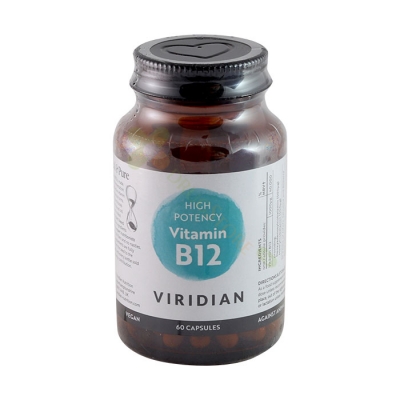 ВИТАМИН B12 капсули 1000 мкг 60 броя / VIRIDIAN VITAMIN B12