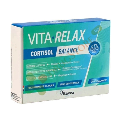 ВИТА РЕЛАКС КОРТИЗОЛ БАЛАНС капсули 30 броя / VITAVEA VITA RELAX CORTISOL BALANCE 