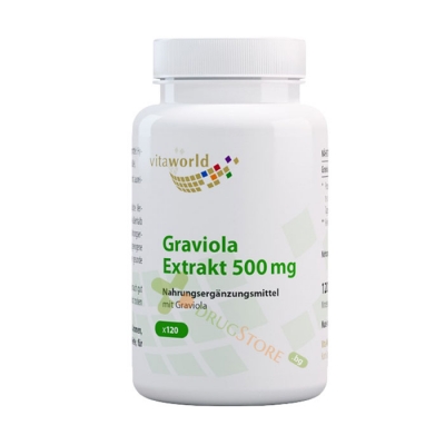 ЕКСТРАКТ ОТ ГРАВИОЛА капсули 120 броя / VITA WORLD GRAVIOLA EXTRACT 